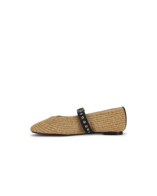 Madewell Multicolor Raffia Remy Mary Jane Flat