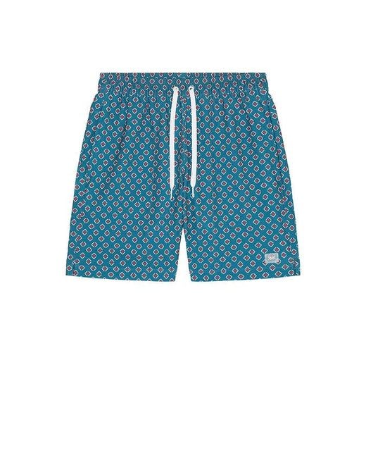Rhone Blue 7.5 R&R Lined Trunk for men