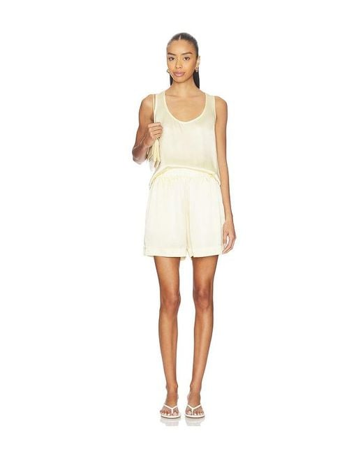 SABLYN White Brynn High Rise Pull On Short