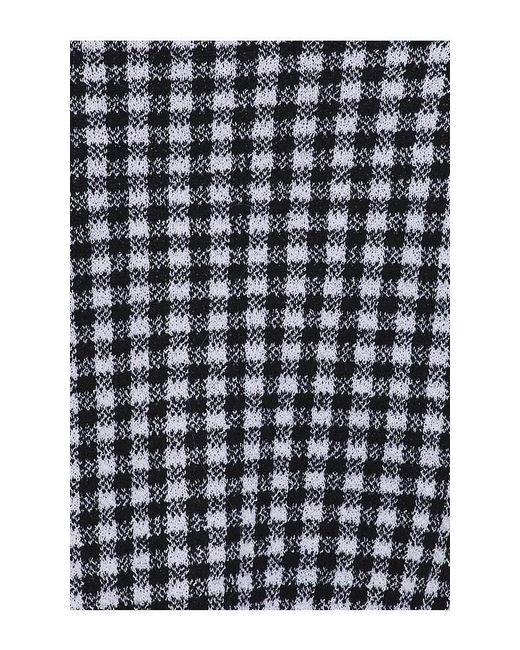 Vince Blue Gingham 3/4 Sleeve Cardi