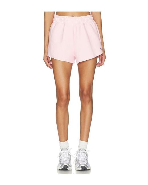 Champion White Reverse Weave Swing Short