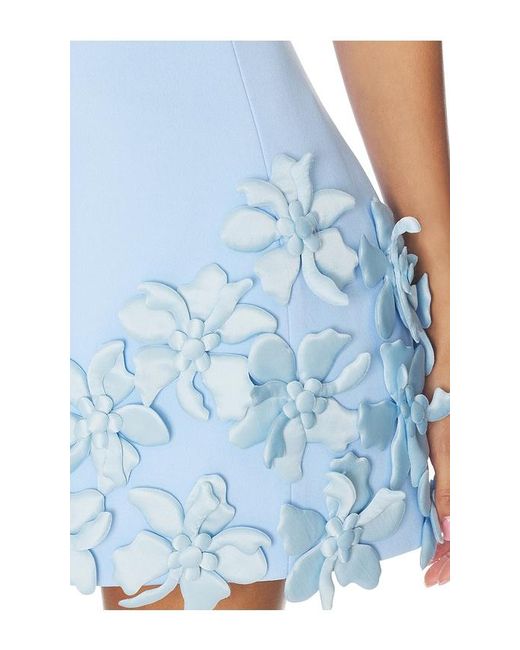 Bronx and Banco Blue Emma3D Floral Mini Dress