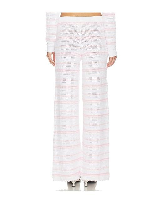 LoveShackFancy White Clarabeth Pants