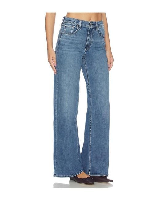 Rag & Bone Blue Flexi Andi Full Wide Jeans