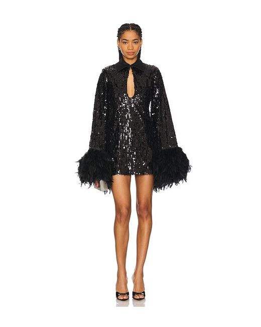 Bronx and Banco Black Farah Sequin Mini Dress