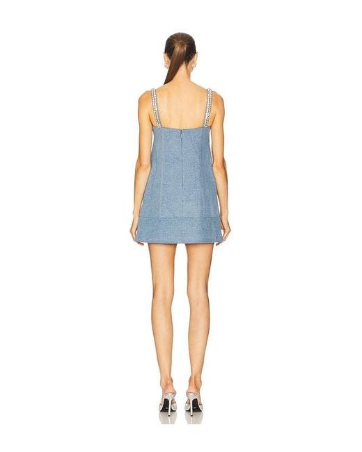 retroféte Blue Elin Denim Dress