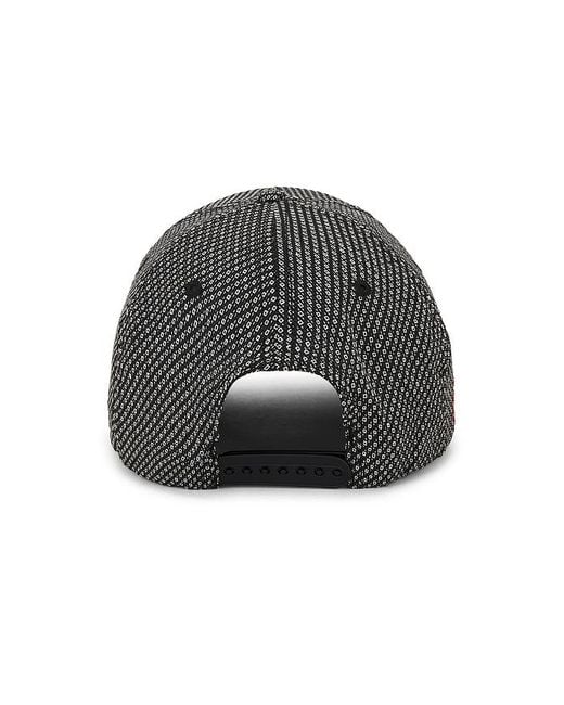 METALWOOD STUDIO Black Pro Tip Snapback Hat for men