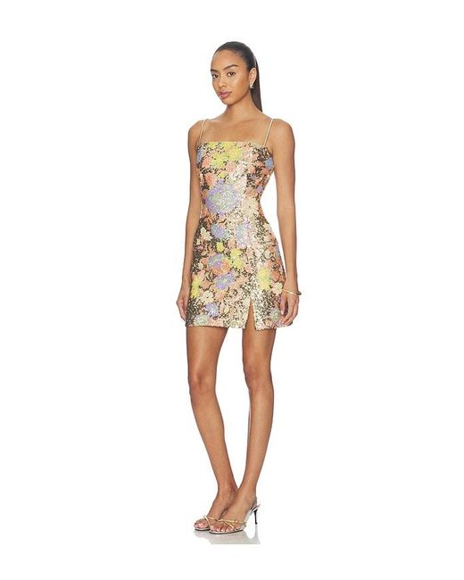 Nadine Merabi Natural Leila Floral Dress