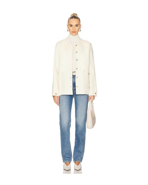 Anine Bing White Luca Jacket
