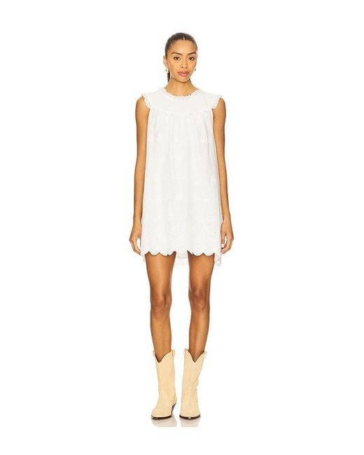 Tularosa White Elera Mini Dress