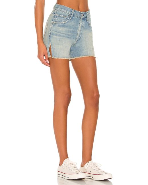 Citizens of Humanity Corey Premium Vintage Relaxed Short in Blue