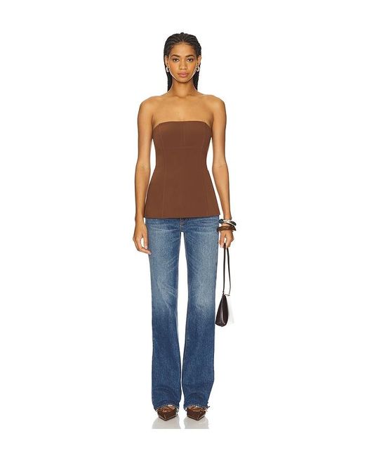 Lovers + Friends Brown Noah Top