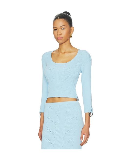 OSIS STUDIO Blue Blake Top