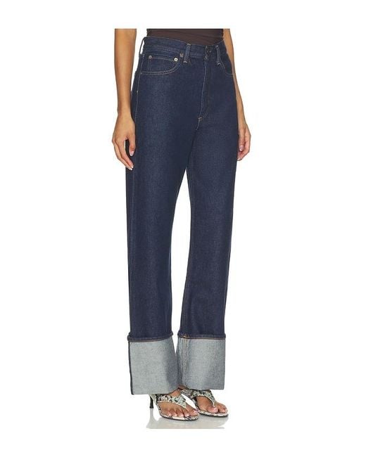 Agolde Blue Big Cuff Jean