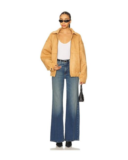 GOOD AMERICAN Blue Soft Tech Good Waist Palazzo Jeans