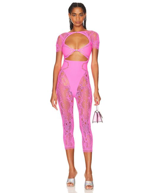 Poster Girl Barbi Jumpsuit in Pink Lyst