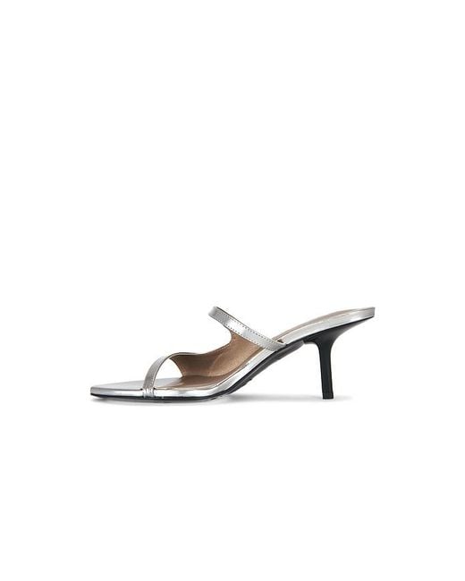 By Far White Serena Mule