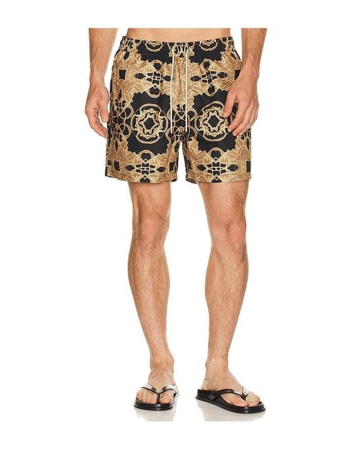Oas Black Elix Swim Shorts for men