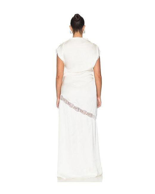 L'academie White Rietta Gown
