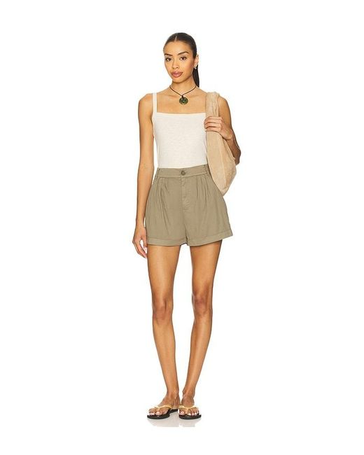 Rag & Bone Multicolor Slub Square Neck Tank Top