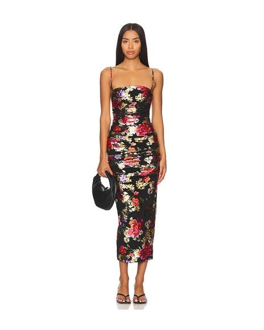 positano midi dress Black & Nude Positano Print Midi Dress – Gasp Boutique