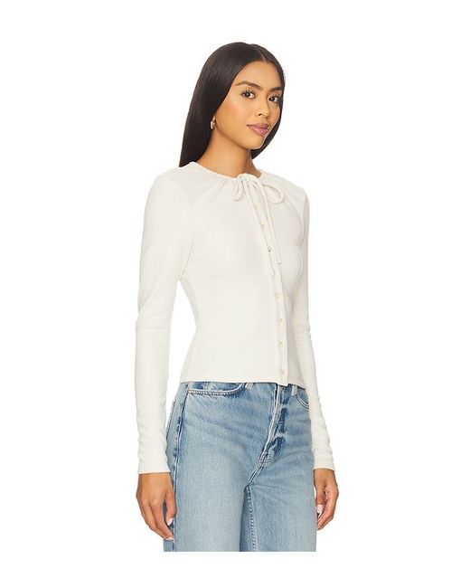 geel White Jane Cardigan