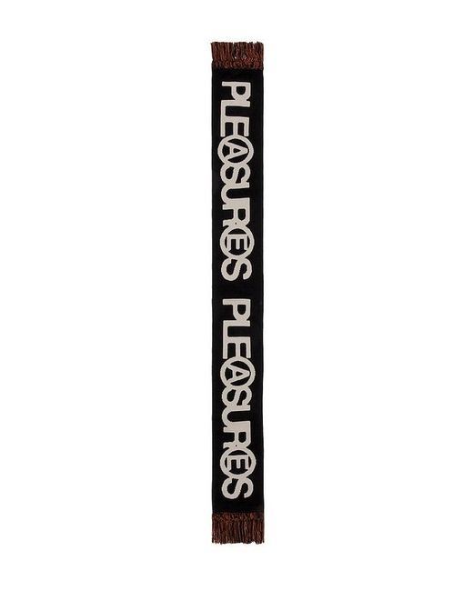 Pleasures Black Zine Scarf for men