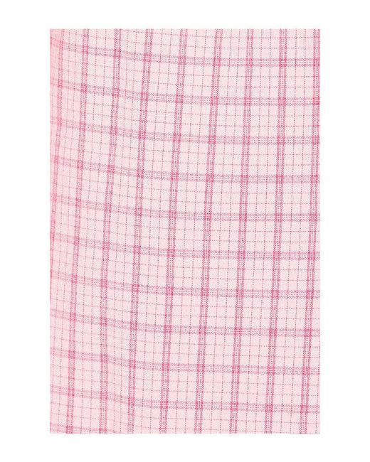 MORE TO COME Pink Aleena Halter Mini Dress