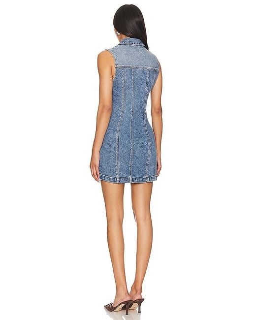 A.Brand Blue Button Up Dress
