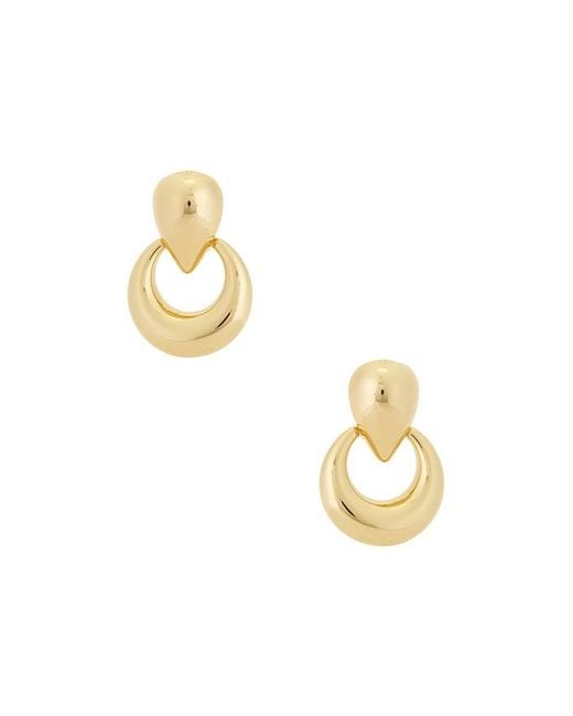 Ettika Metallic Mini Door Knocker Earrings