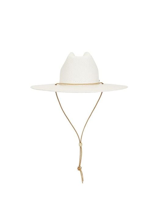 Brixton White Marina Panama Lifeguard Hat