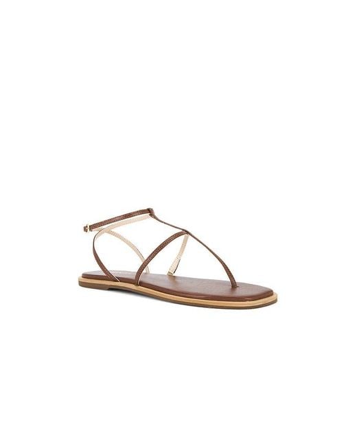 Kaanas White Aisha Strappy Gladiator Sandal