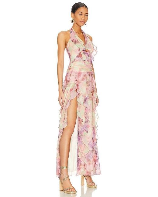 Nbd Pink Divya Maxi Dress