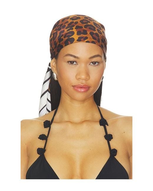 Ettika Black Schal Leopard