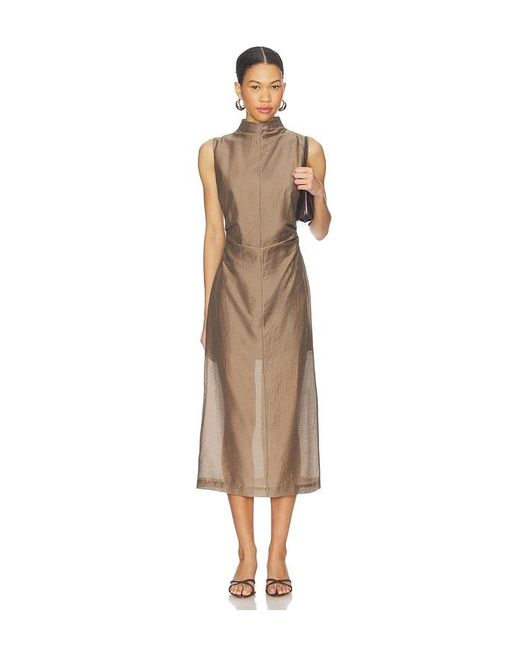L'academie Natural 'Academie Harmi Midi Dress
