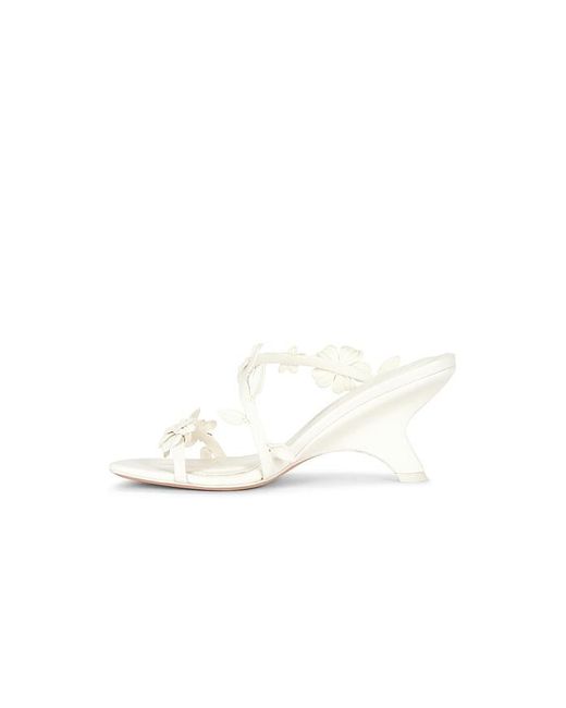 Jonathan Simkhai White Willow Leather Strappy Sandal