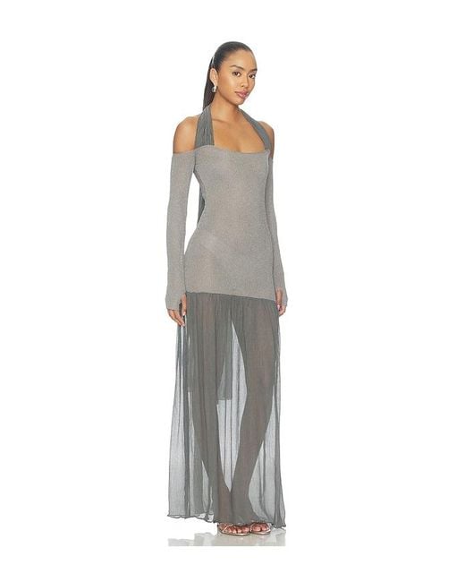 AYA MUSE Gray Luxa Dress