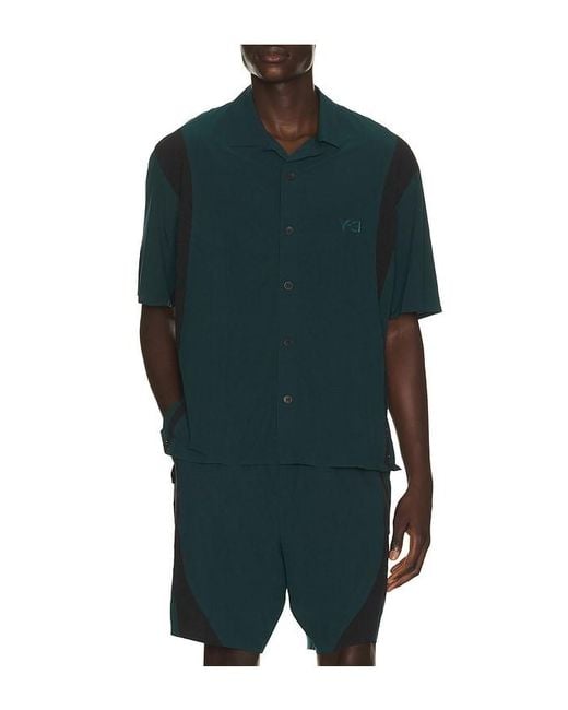 Y-3 Blue Shirt for men