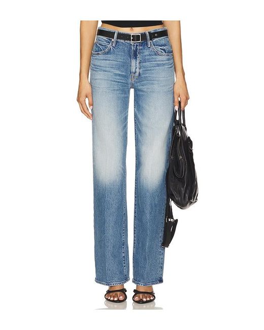 The Mid Rise Tunnel Vision Sneak Jeans En Color Azul Talla (También En 26, 27, 28, 29) Mother de color Blue