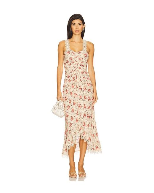 Cinq À Sept Multicolor Midi-Kleid Stevie