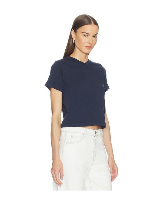 GRLFRND Blue V-Neck Boy Tee
