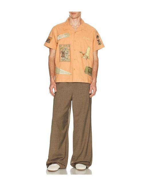 Samuel Zelig Orange Trail Camp Shirt for men