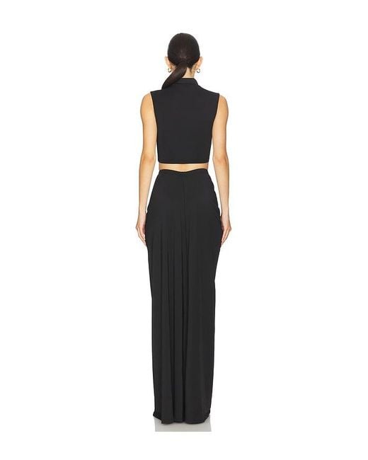 superdown Black Brioni Skirt Set