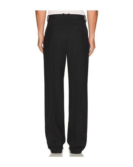 Jonathan Simkhai Black Julian Pleated Trouser for men