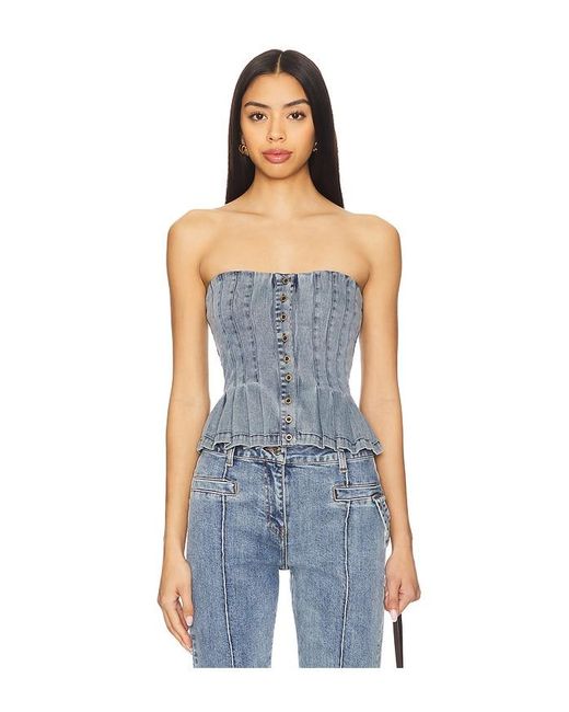 Heartloom Blue Juliet Top