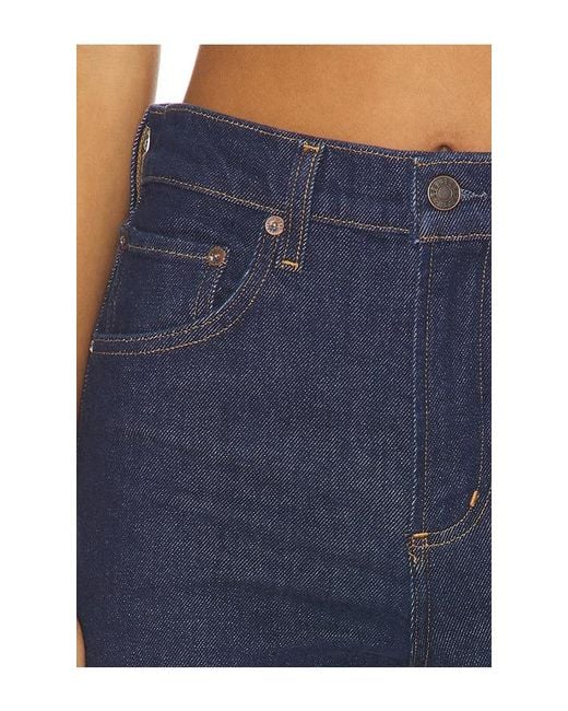 Agolde Blue Mid Rise Kick Boot Jeans