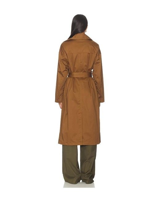 Rag & Bone Brown Rue Cotton Trench