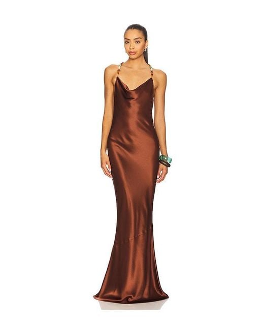 retroféte Brown Finley Dress