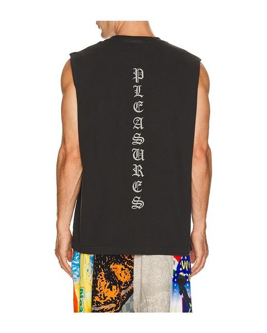 Pleasures Black Sorrow Tank for men