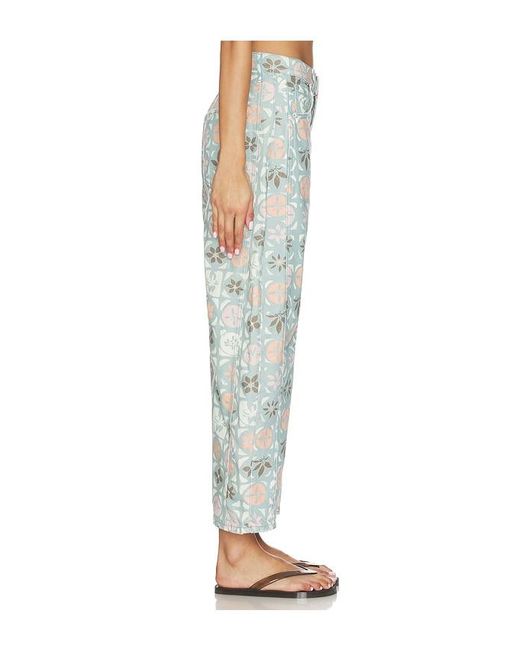 Free People Blue X We The Free Good Luck Printed Barrel